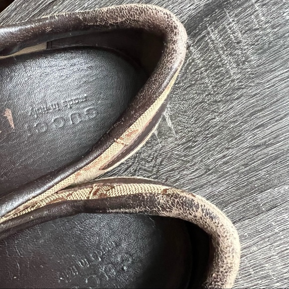 Gucci GG Coated Canvas Leather Front Ribbon Trim Sneaker Gucci Sz 10.5 (US11) - Picture 12 of 12